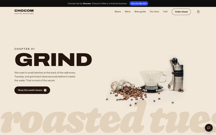 Chocom Coffee, Coffee roasters