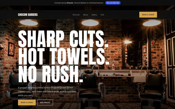 Chocom Barbers, Barber